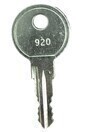 Serrure et clé pour cendrier Frost 920 et poubelle Frost 878 #FR000920KEY