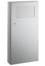 TRIMLINE Wall Mounted Stainless Steel Waste Receptacle 3 Gal #BO035639000