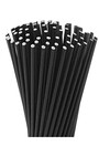 Paille noire en papier compostable #EC752999500