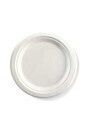 Assiette en bagasse blanche #EC700018800