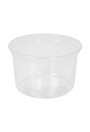 Contenant rond en plastique recyclable #EC419911600