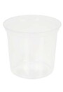 Contenant rond en plastique recyclable #EC419912400