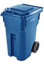 Outdoor Recycling Wheeled Bin 360L #NI060204BLE