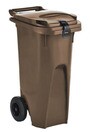 Bac roulant extérieur pour le recyclage 80L #NI60218ABRU