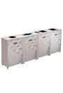 LOUNGE Station de recyclage 4 compatiments 87L #NILO87PRPVD