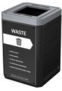 OUTLAW Waste Container with Lid 50 gal #BU208393FR0