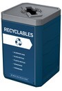OUTLAW Poubelle pour le recyclage mixte 50 gal #BU208394FR0