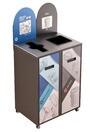 MULTIPLUS 2 Streams Recycling Station 120L #NIMU12002P5GRI