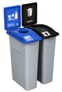 WASTE WATCHER Recyclage des canettes et bouteilles avec panneau 46 gal #BU202777000