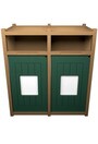 VISION Station double pour le recyclage 64 gal #BU213146000