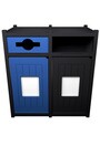 VISION Îlot de recyclage mixte avec panneau 64 gal #BU167772000
