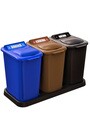 MOBILIA 3-Stream Recycling Station 26L #NIMO263P300