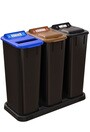 MOBILIA Îlot de récupération du recyclage à 3 voies 58L #NIMO58030P4