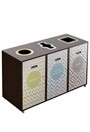 LOUNGE 3 Streams Recycling Station 120L #NILO1203NOI