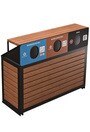 CHARLEVOIX 3-Stream Recycling Station 110L #NICH11003TAB