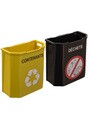 MOUSQUETAIRE Station de recyclage double 95L #NIMOU9502DC
