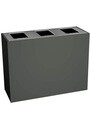 ARISTATA 3-Stream Customizable Recycling Station 45 Gal #BU101880000