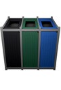 VENTURE Customizable 3-Stream Recycling Station 69 Gal #BU209176000