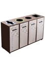 LOUNGE 4-Stream Recycling Station 58L #NILO5804P8BRU