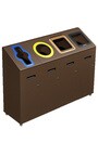 TRANSIT 4-Stream Recycling Station 87L #NITR8704BRU
