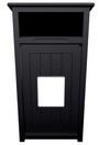 AURA Outdoor Waste Container with Panel 32 Gal #BU171009000