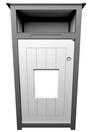 AURA Lockable Outdoor Waste Container 32 Gal #BU128075000