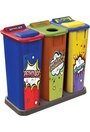 POP ART Îlot de récupération 3 voies 58L #NI0POP58000
