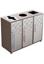 LOUNGE Station de recyclage à 3 voies 58L #NIL0580308GRI