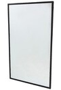Solid Frame Mirror with Matte Black Frame, 24" x 36" #FR945243600