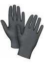 Gants en nitrile noir 5 mils sans poudre, résistant à la perforation #TQSGP777000