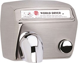 Hand Dryer with Push Button Model A #NV097300IBR