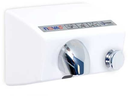 Nova 5 Push Button Hand Dryer #NV011200000 Nova 5 Push Button Hand Dryer #NV011200000