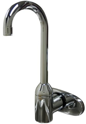 Robinet automatique mural en chrome poli Venetian #TC750607000 Robinet automatique mural en chrome poli Venetian #TC750607000
