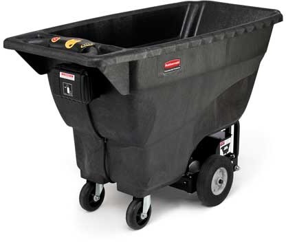 Chariot à bascule motorisé 1/2 verge cube Rubbermaid 1020 #RB001020NOI