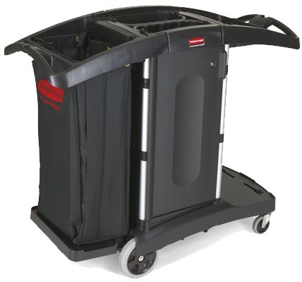 Chariot de concierge double pliant #RB009T76NOI