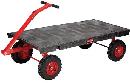 Platform Cart with T-Bar Pulling Handle Rubbermaid 4479 #RB004479000