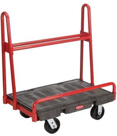 Chariot de manutention avec cadrage en "A" et roues de 6" Rubbermaid 4462 #RB004462NOI