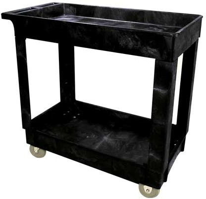 Utility Cart 2-Shelf 31" x 34" Rubbermaid 9T66 #RB009T66NOI