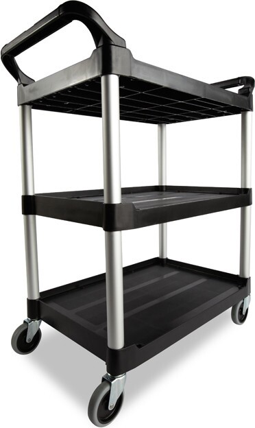 Utility Cart 3 Shelves 3424-88 with Swivel Casters #RB342488NOI