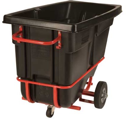 Chariot à bascule adaptable pour chariot élévateur 1/2 verge cube Rubbermaid 1305-42 #RB130542NOI