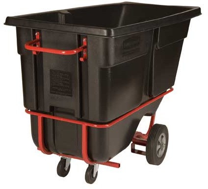 Chariot à bascule adaptable pour chariot élévateur 1 verge cube Rubbermaid 1315-42 #RB131542NOI