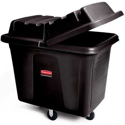 Chariot de buanderie cubique 12 pieds cubes Rubbermaid 4612 #RB004612NOI