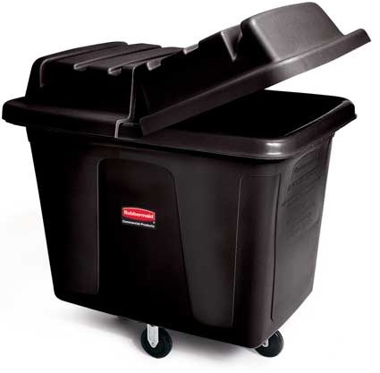 Chariot de buanderie cubique 14 pieds cubes Rubbermaid 4614 #RB004614NOI