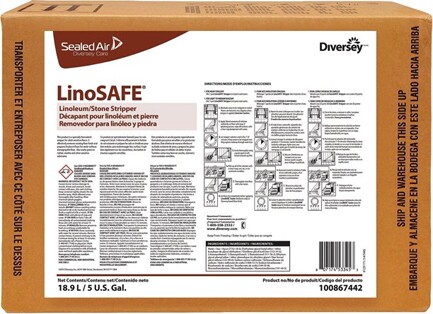 Décapant à plancher en linoléum LinoSAFE de Johnson #JH006744200 Décapant à plancher en linoléum LinoSAFE de Johnson #JH006744200
