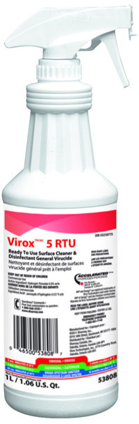 Ready-to-Use Disinfectant Cleaner Virox 5 AHP #JH053808000 Ready-to-Use Disinfectant Cleaner Virox 5 AHP #JH053808000