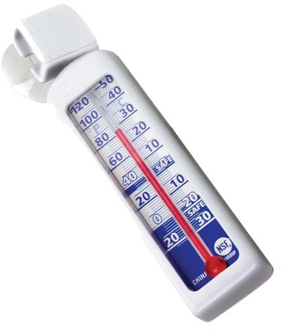 Refrigerator/Freezer Thermometer #RBTHR80P000