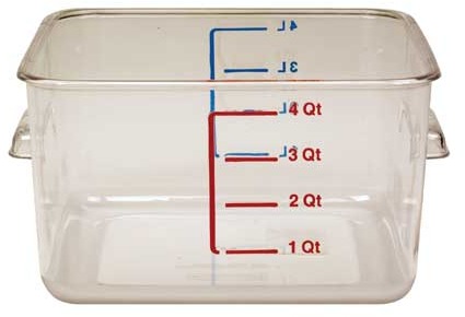 Boîtes carrées en polycarbonate pour l'entreposage #RB202095600