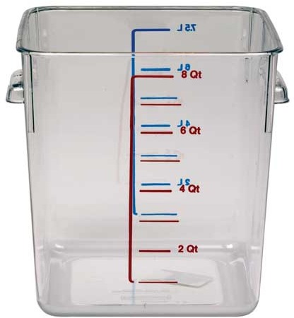 Boîtes carrées en polycarbonate pour l'entreposage #RB202097700