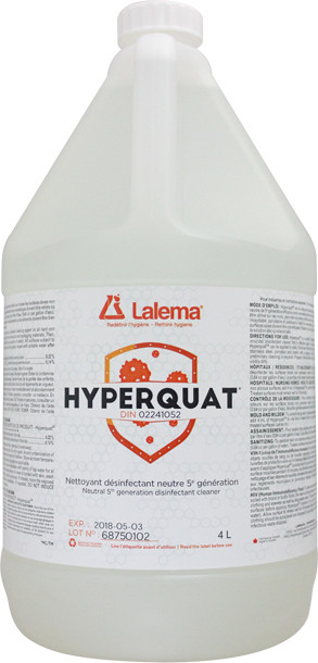 HYPERQUAT Concentrated Neutral Disinfectant Cleaner #LM0068754.0