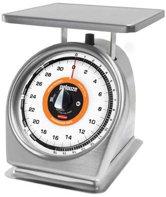 Stainless Steel Scale with Quickstop 9" X 9" #RB832SRWQ00